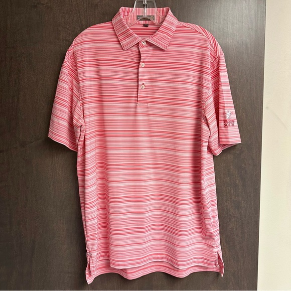 Peter Millar Summer Comfort Men’s Golf Shirt Size Medium - Picture 2 of 5